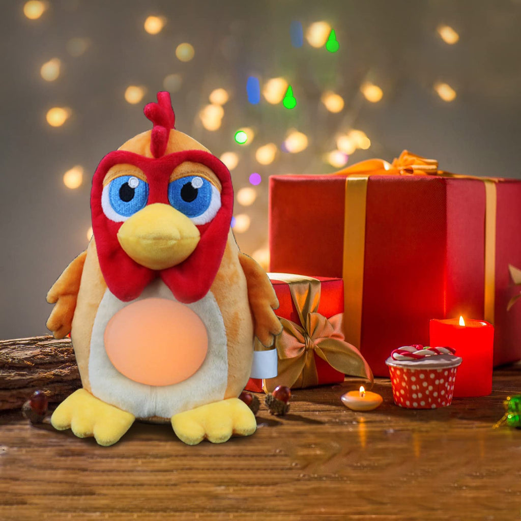 La Granja de Zenon musical stuffed rooster toy as a perfect gift for children.