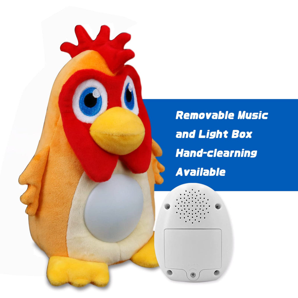  La Granja de Zenon musical rooster toy with removable music and light box.